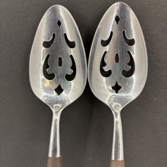 American Tempo MCM Various Piece Flatware/Serving Composite Wood Stainless Japan - Picture 2 of 16